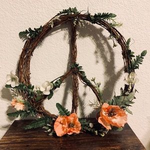 vintage spring wreath